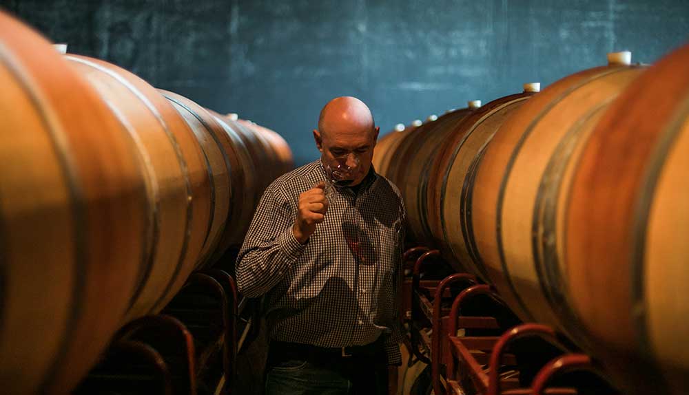 madera en el vino barricas